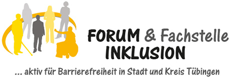 Logo Forum & Fachstelle Inklusion ... aktiv für Barrierefreiheit in Stadt und Kreis Tübingen