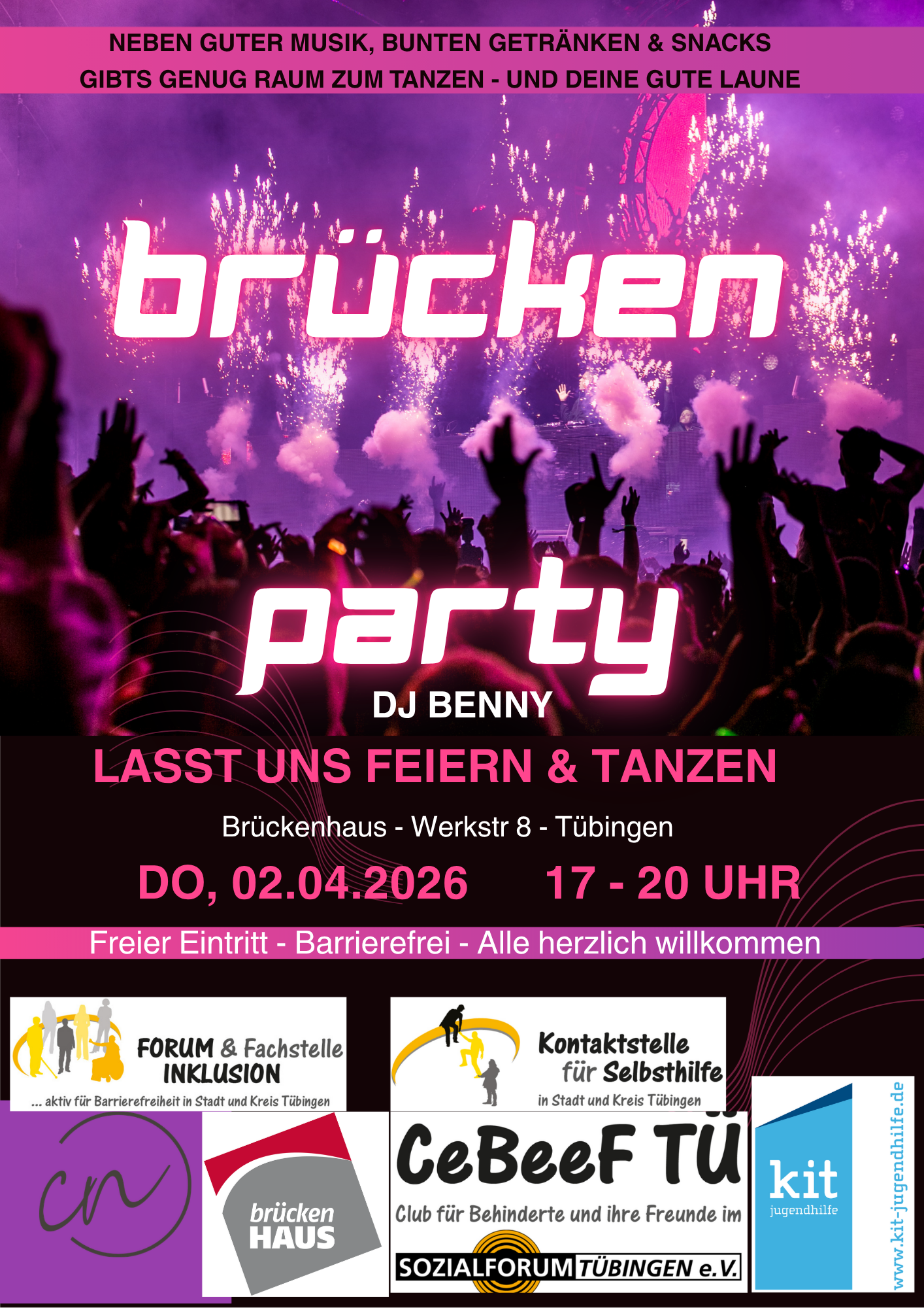 Einladung Brückenparty